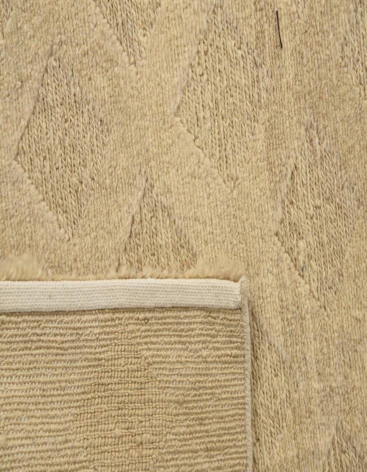 Detail image of  6' 3 x 9' 4  Hand Knotted Moroccan Wool Rug