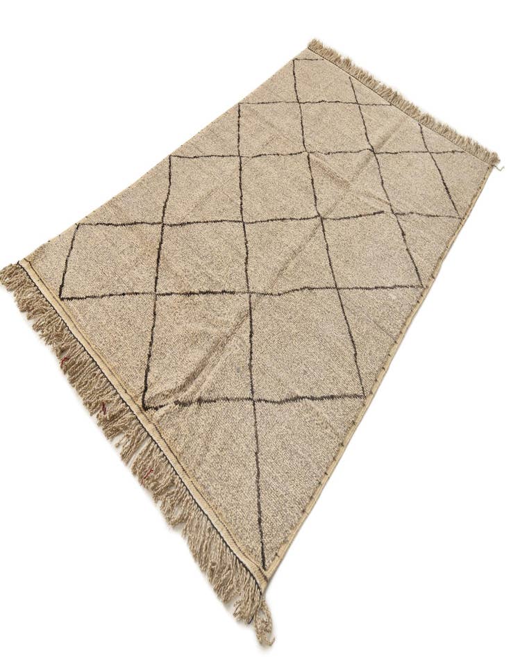 Detail image of  5' 11 x 9' 6  Hand Knotted Moroccan Wool Rug