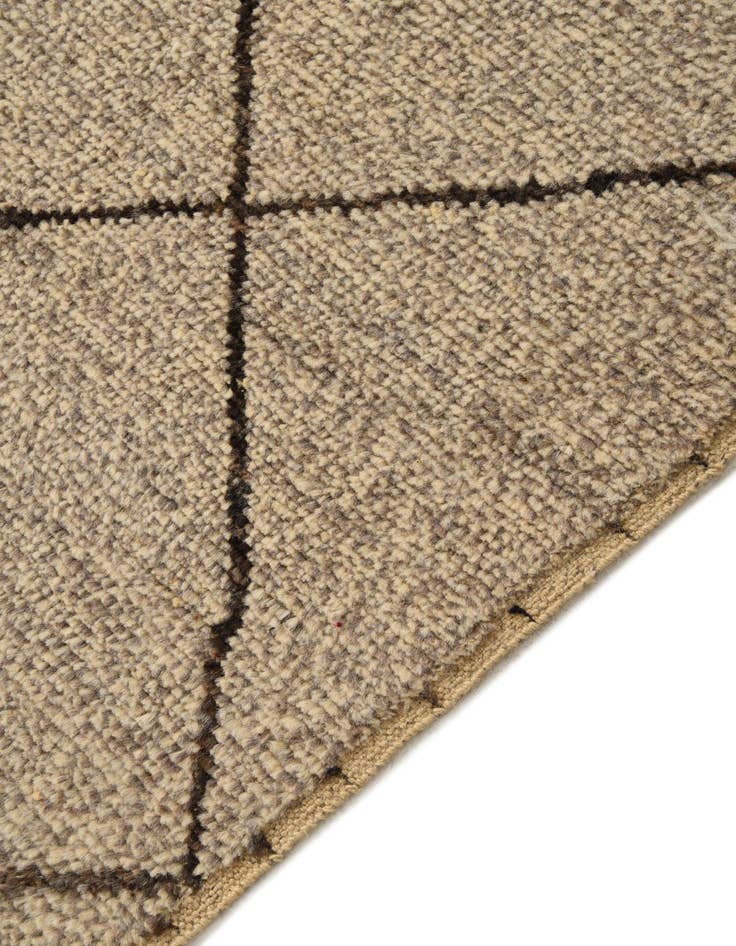 Detail image of  5' 11 x 9' 6  Hand Knotted Moroccan Wool Rug