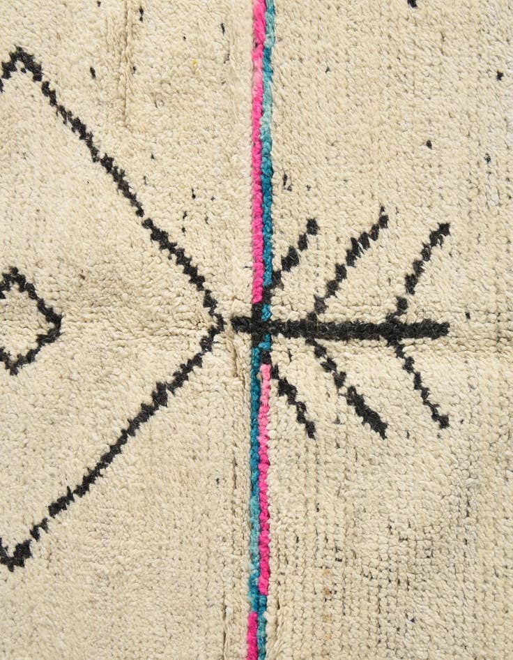 Detail image of  9' x 12' 7  Hand Knotted Moroccan Wool Rug