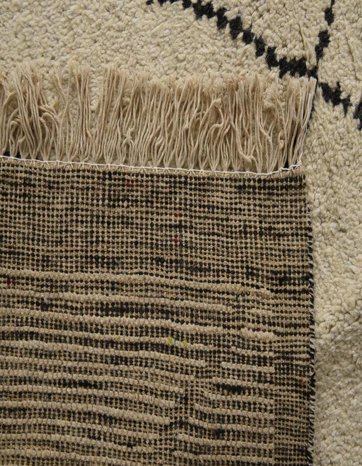 Detail image of  9' x 12' 7  Hand Knotted Moroccan Wool Rug