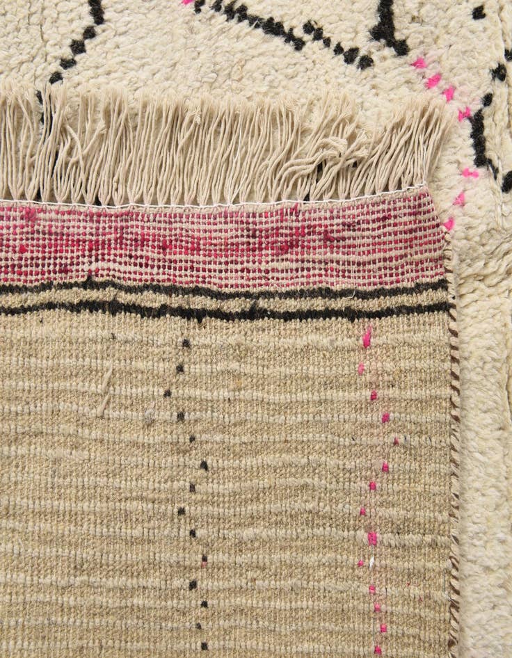Detail image of  8' x 11'  Hand Knotted Moroccan Wool Rug