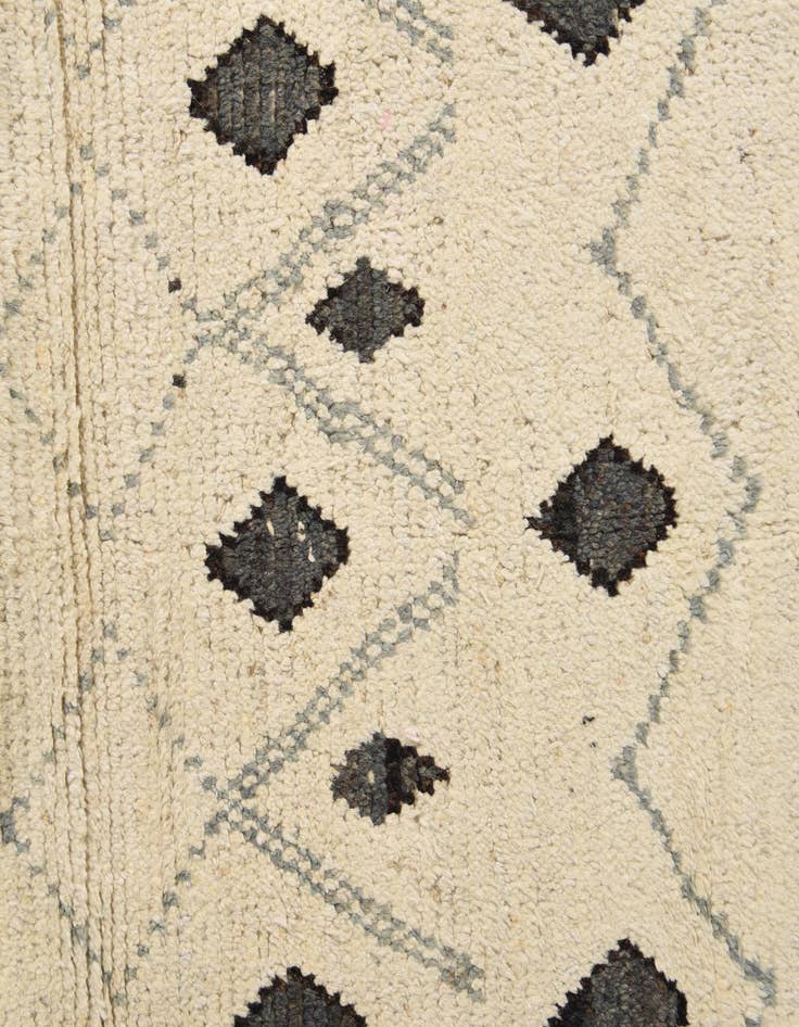 Detail image of  8' x 10' 8  Hand Knotted Moroccan Wool Rug