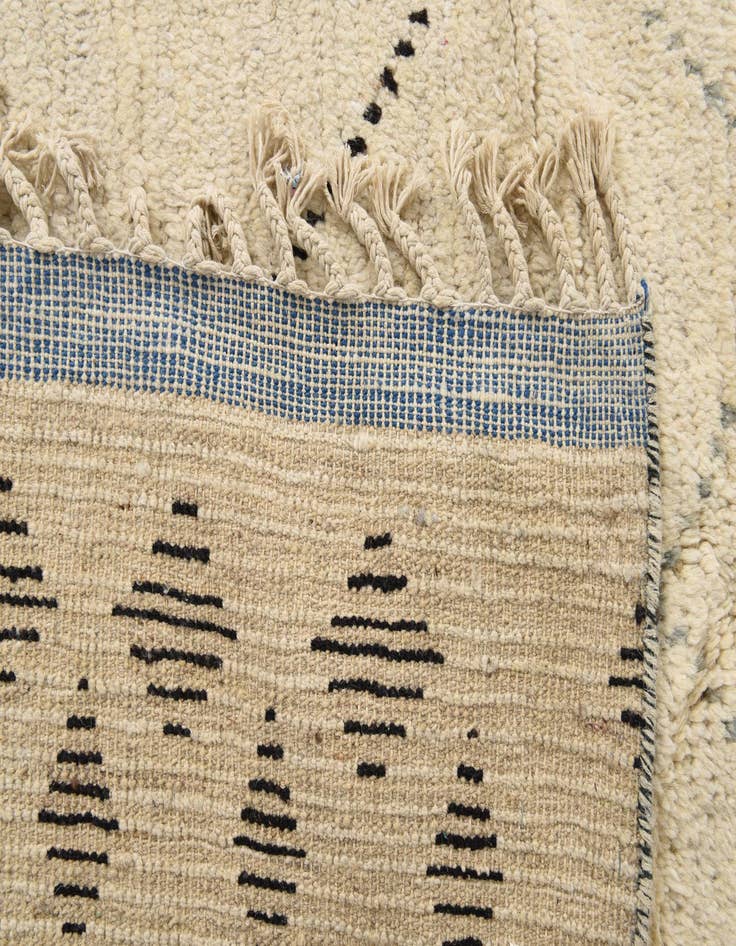 Detail image of  8' x 10' 8  Hand Knotted Moroccan Wool Rug