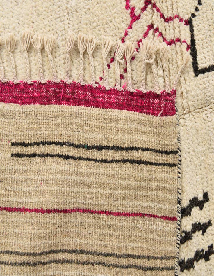 Detail image of  8' 2 x 10' 7  Hand Knotted Moroccan Wool Rug