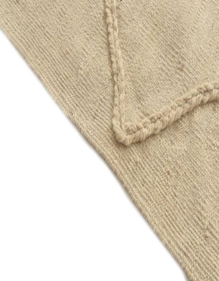 Detail image of  3' 6 x 4' 10  Hand Knotted Moroccan Wool Rug