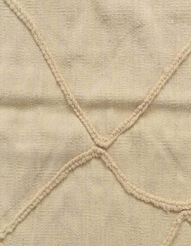 Detail image of  3' 6 x 4' 10  Hand Knotted Moroccan Wool Rug