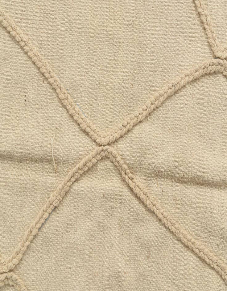 Detail image of  3' 5 x 5'  Hand Knotted Moroccan Wool Rug