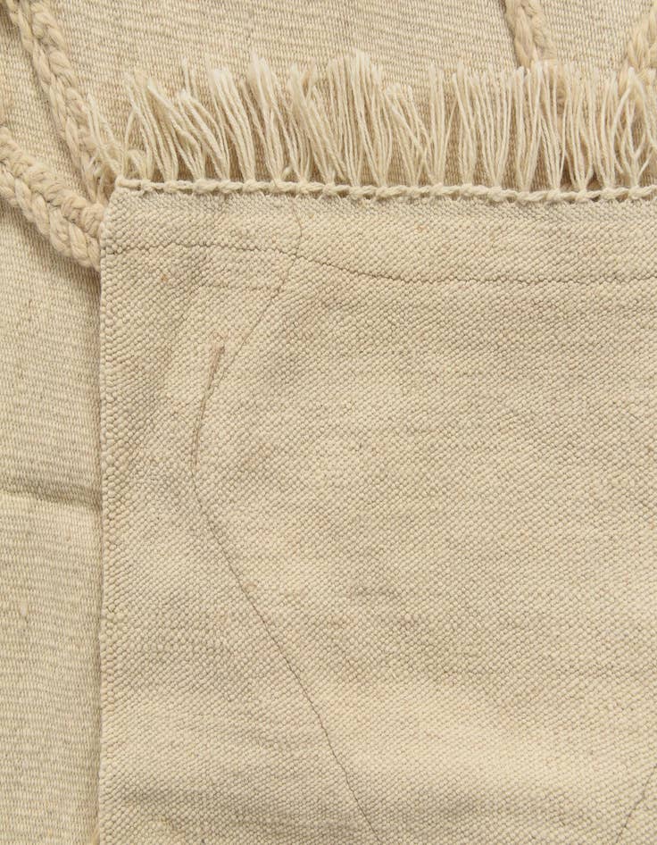 Detail image of  3' 4 x 5'  Hand Knotted Moroccan Wool Rug