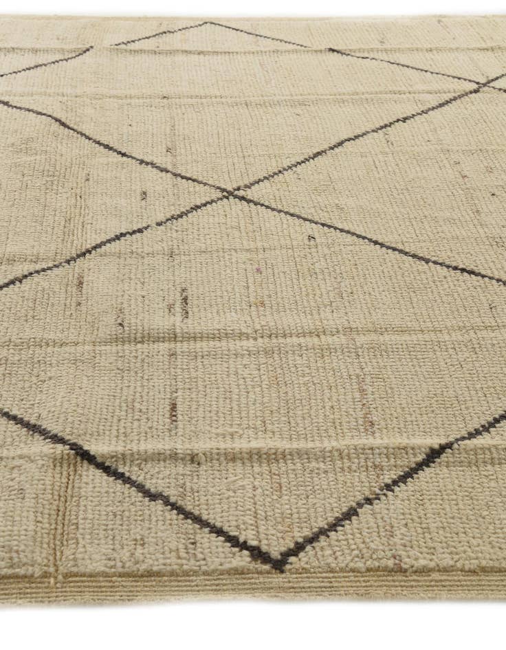 Detail image of  7' 10 x 10' 4  Hand Knotted Moroccan Wool Rug