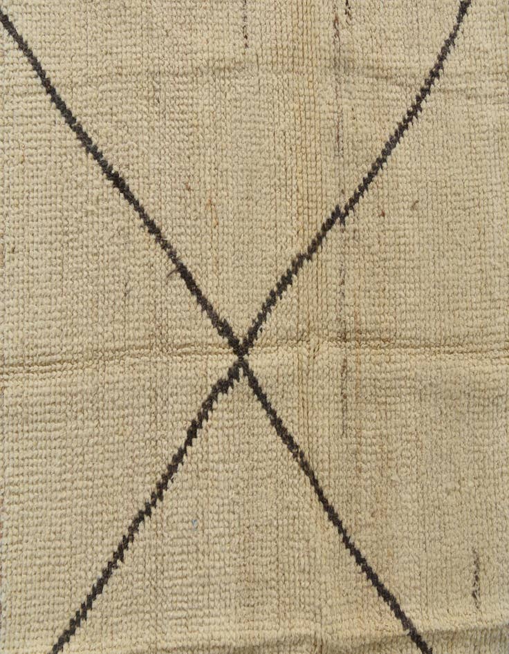 Detail image of  7' 10 x 10' 4  Hand Knotted Moroccan Wool Rug