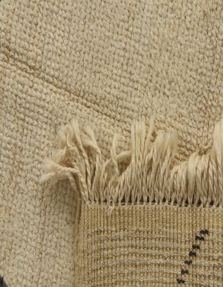 Detail image of  7' 10 x 10' 4  Hand Knotted Moroccan Wool Rug