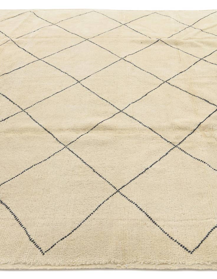 Detail image of  8' 1 x 9' 8  Hand Knotted Moroccan Wool Rug