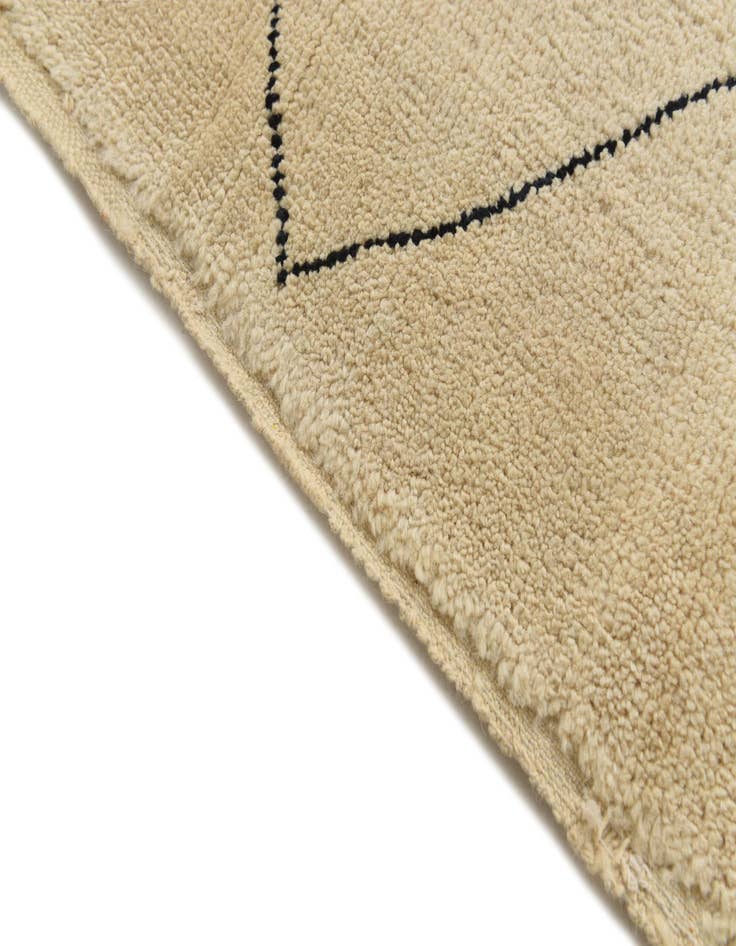 Detail image of  8' 1 x 9' 8  Hand Knotted Moroccan Wool Rug