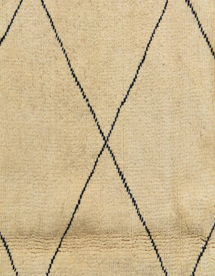 Detail image of  8' 1 x 9' 8  Hand Knotted Moroccan Wool Rug