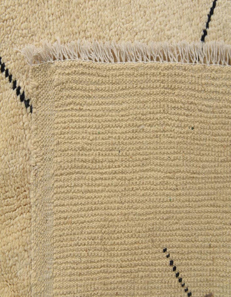 Detail image of  8' 1 x 9' 8  Hand Knotted Moroccan Wool Rug