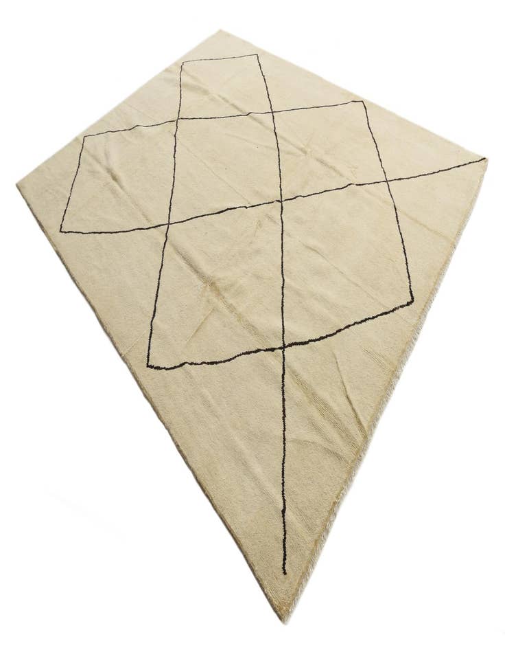 Detail image of  8' 2 x 10' 1  Hand Knotted Moroccan Wool Rug