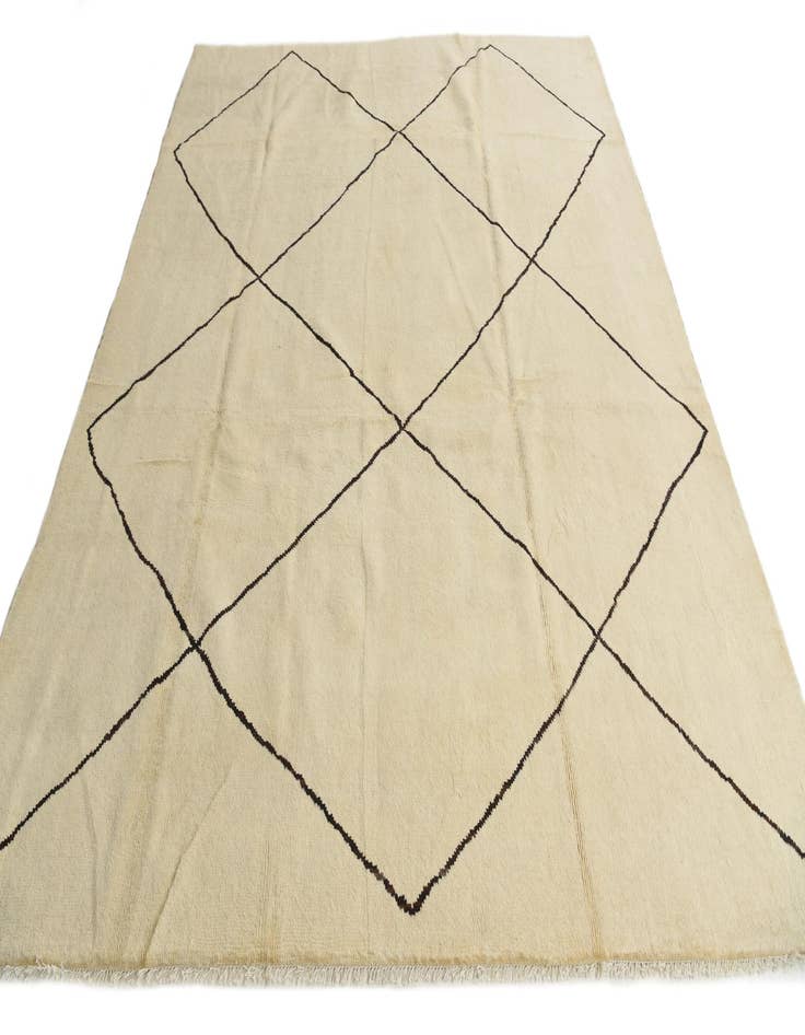 Detail image of  8' 2 x 10' 1  Hand Knotted Moroccan Wool Rug