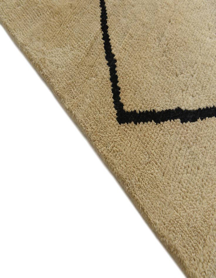 Detail image of  10' x 14' 5  Hand Knotted Moroccan Wool Rug