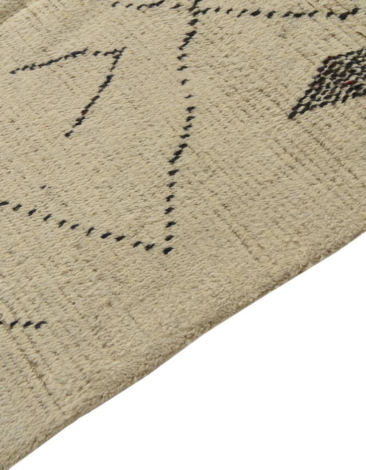 Detail image of  8' 1 x 11'  Hand Knotted Moroccan Wool Rug