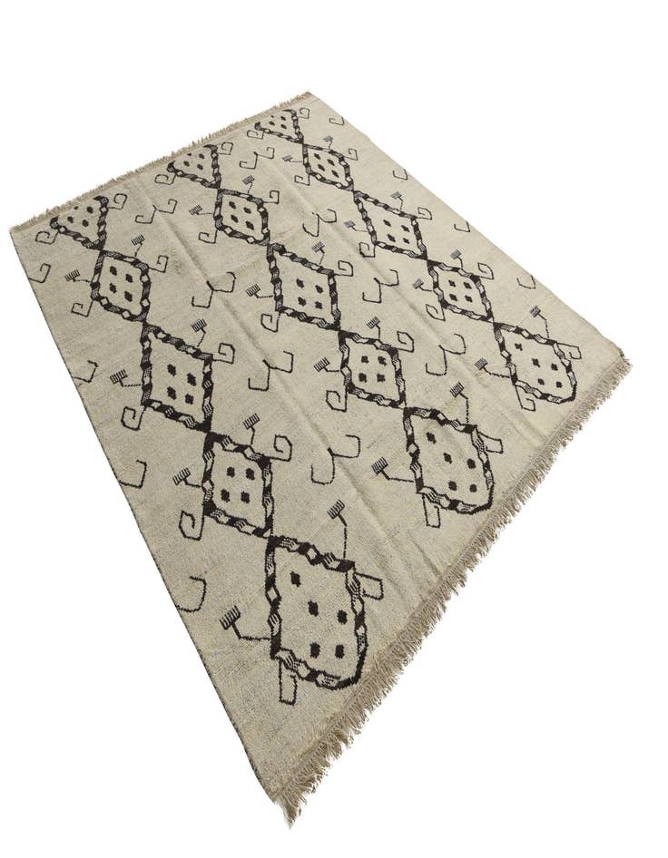 Detail image of  8' 3 x 9' 2  Hand Knotted Moroccan Wool Rug