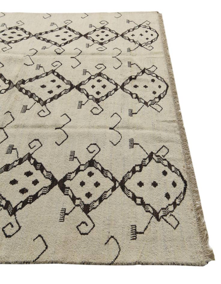 Detail image of  8' 3 x 9' 2  Hand Knotted Moroccan Wool Rug