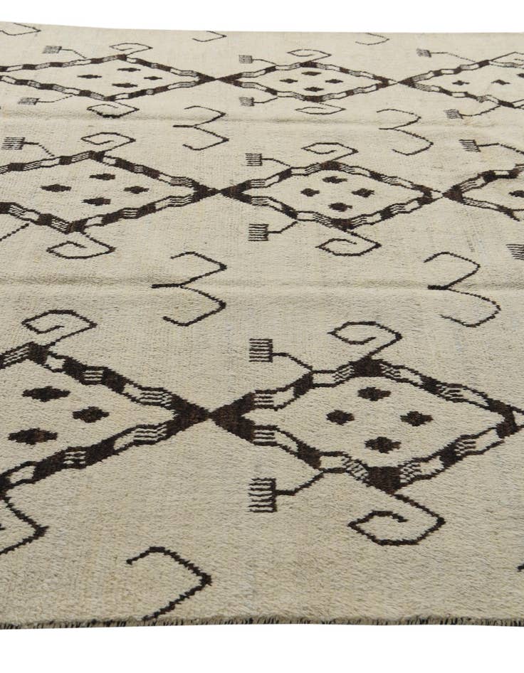 Detail image of  8' 3 x 9' 2  Hand Knotted Moroccan Wool Rug