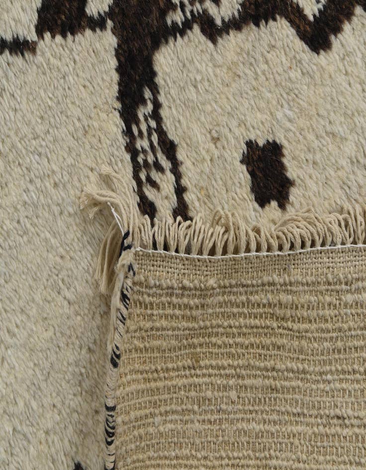 Detail image of  8' 3 x 9' 2  Hand Knotted Moroccan Wool Rug