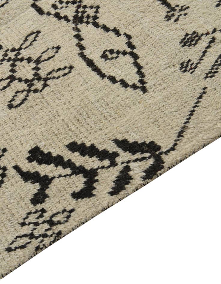 Detail image of  7' 10 x 10' 7  Hand Knotted Moroccan Wool Rug