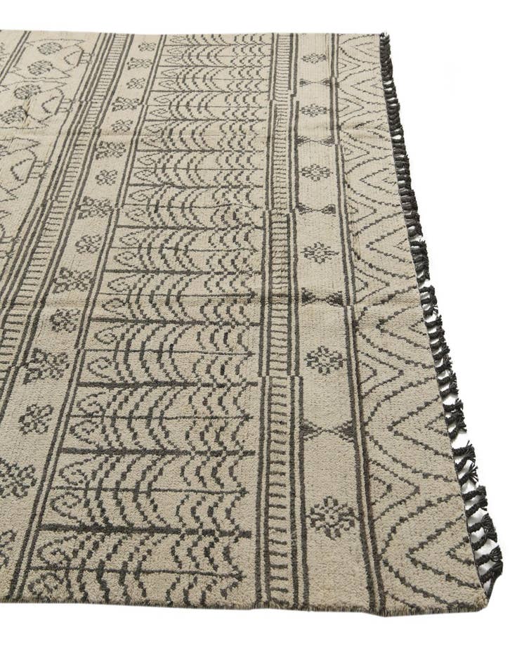 Detail image of  8' x 10' 2  Hand Knotted Moroccan Wool Rug