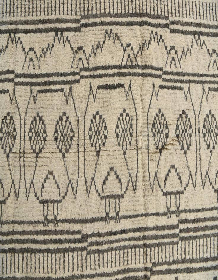 Detail image of  8' x 10' 2  Hand Knotted Moroccan Wool Rug