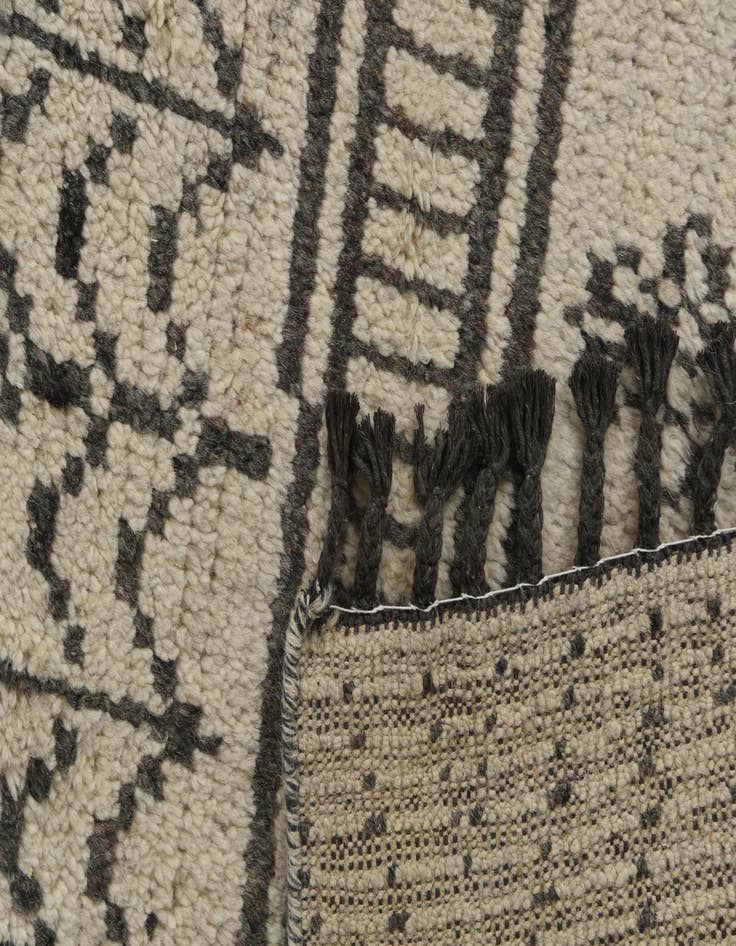 Detail image of  8' x 10' 2  Hand Knotted Moroccan Wool Rug