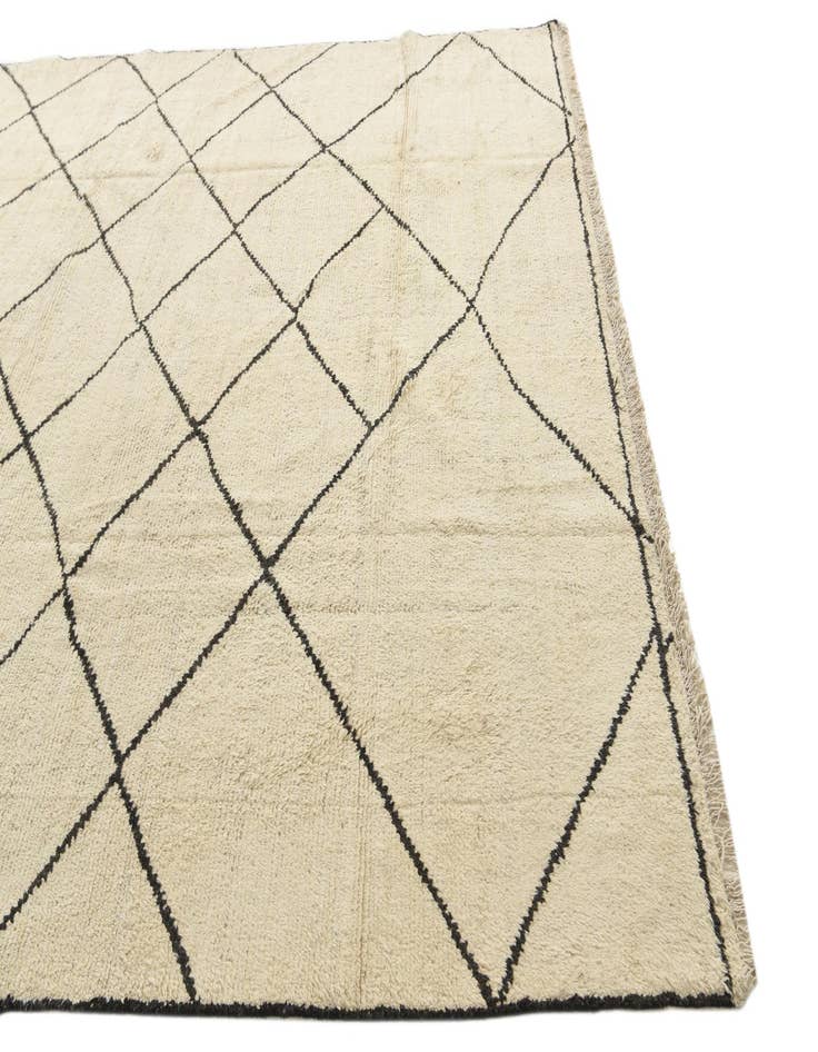 Detail image of  8' 3 x 9' 10  Hand Knotted Moroccan Wool Rug