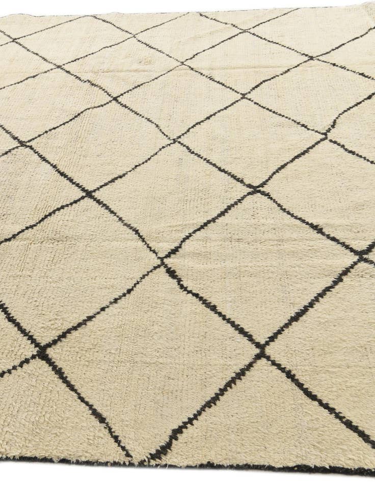 Detail image of  8' 3 x 9' 10  Hand Knotted Moroccan Wool Rug