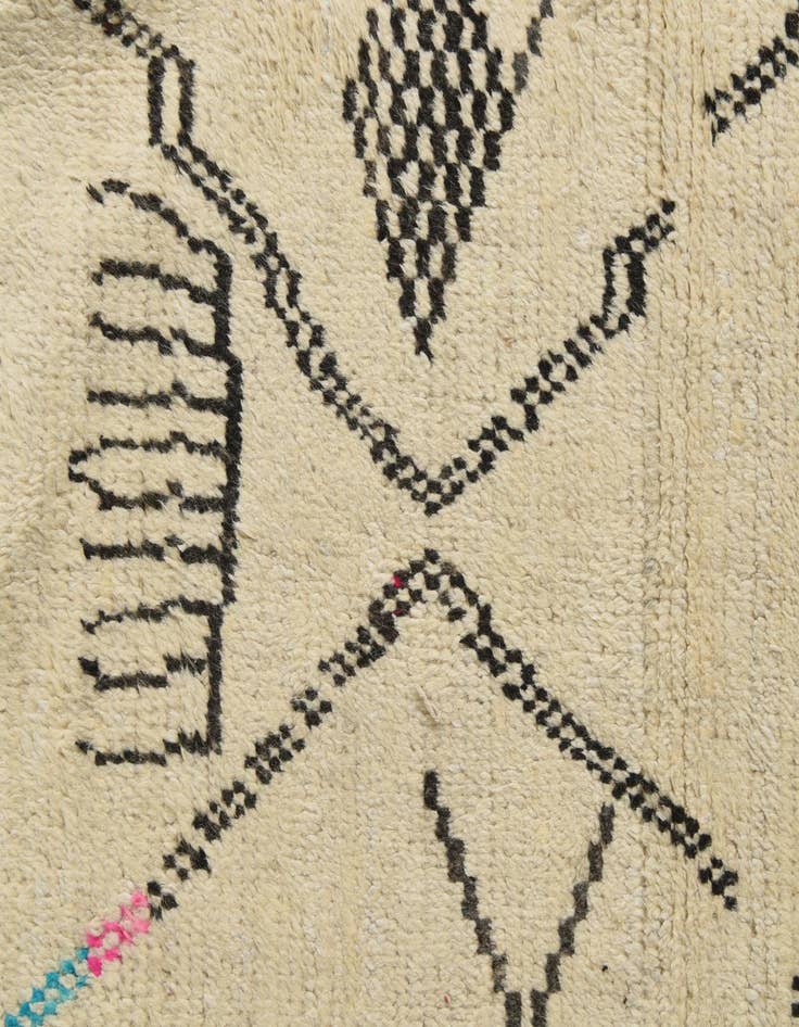 Detail image of  9' 1 x 12' 10  Hand Knotted Moroccan Wool Rug