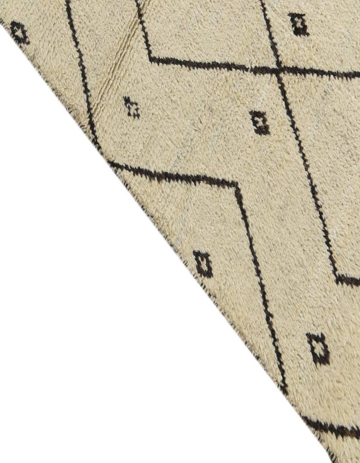 Detail image of  6' x 9' 3  Hand Knotted Moroccan Wool Rug