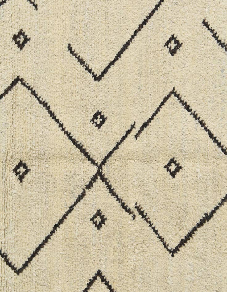 Detail image of  6' x 9' 3  Hand Knotted Moroccan Wool Rug