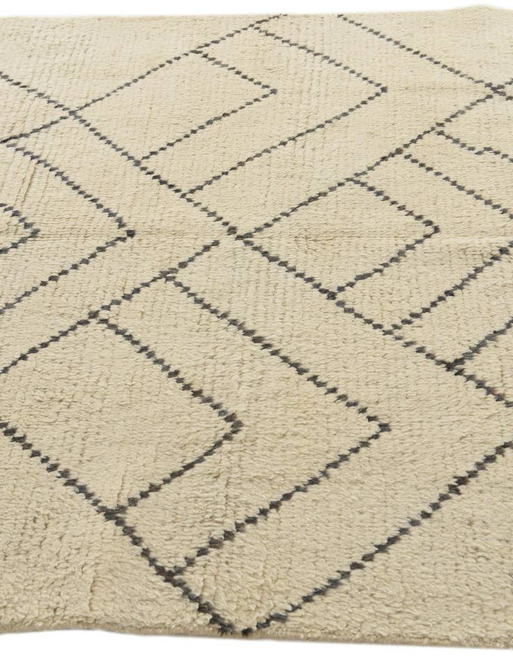 Detail image of  5' x 8' 1  Hand Knotted Moroccan Wool Rug