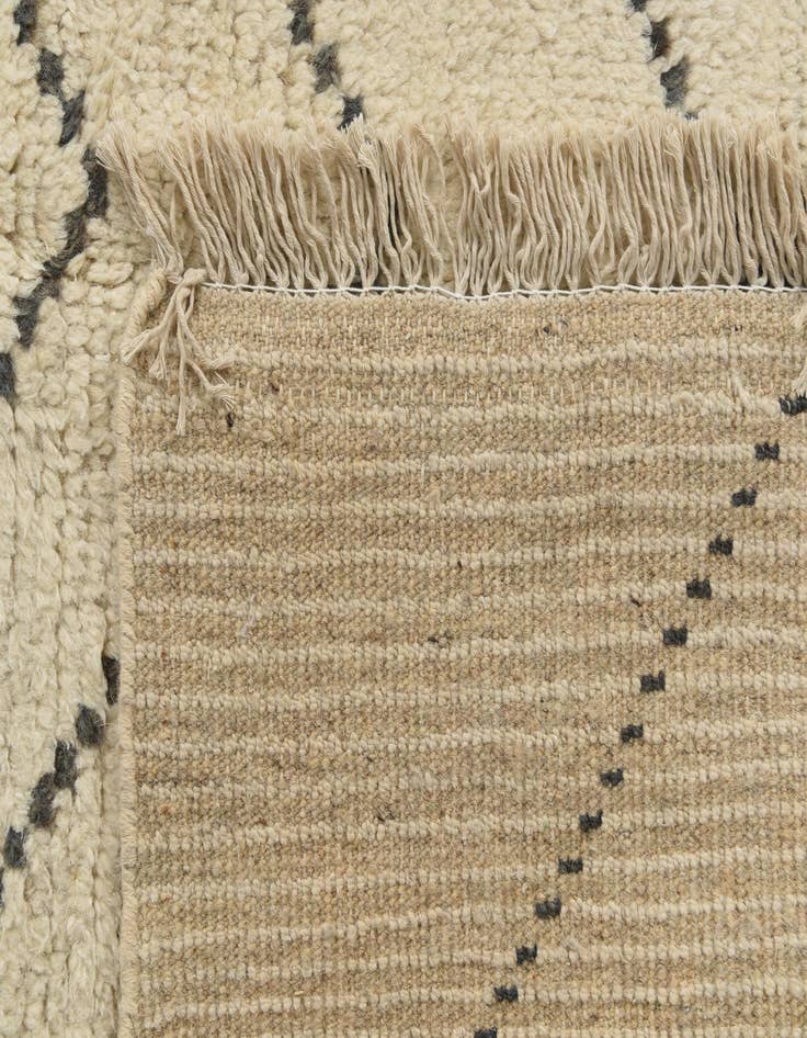 Detail image of  5' x 8' 1  Hand Knotted Moroccan Wool Rug