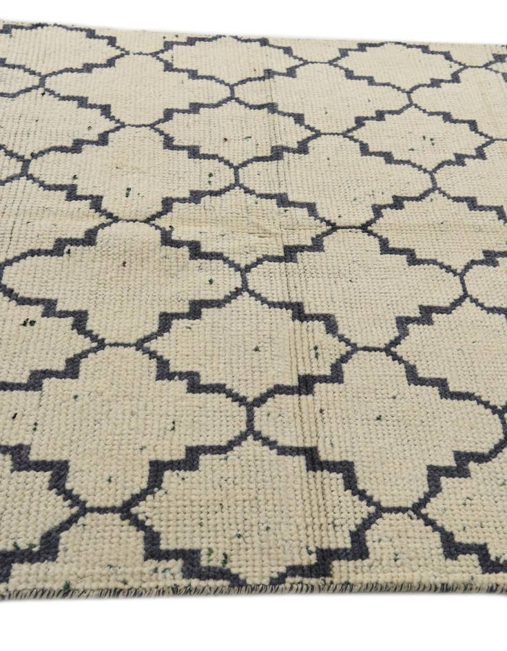 Detail image of  4' 7 x 8' 3  Hand Knotted Moroccan Wool Rug