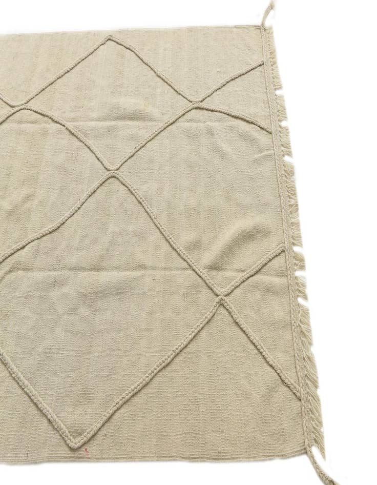 Detail image of  4' 4 x 6' 1  Hand Knotted Moroccan Wool Rug