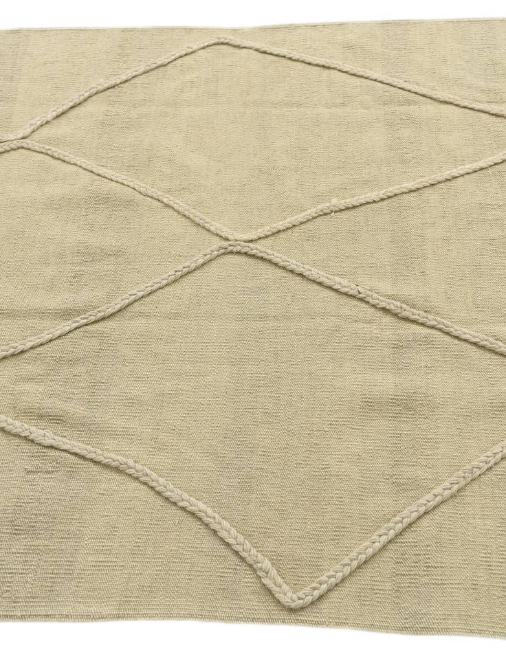 Detail image of  3' 7 x 4' 9  Hand Knotted Moroccan Wool Rug