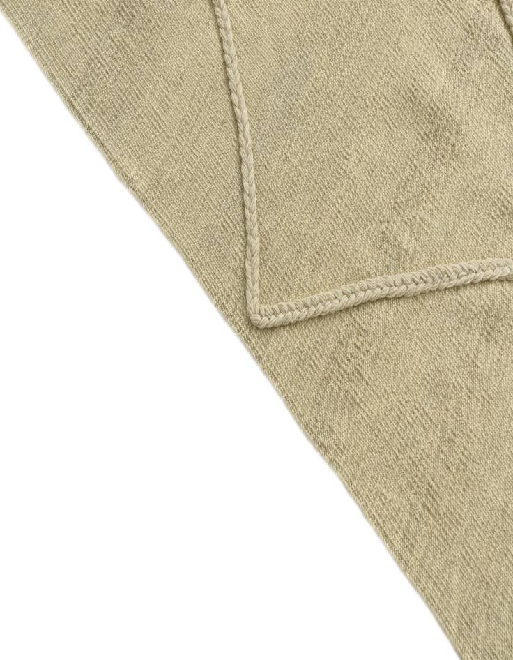 Detail image of  3' 7 x 4' 9  Hand Knotted Moroccan Wool Rug