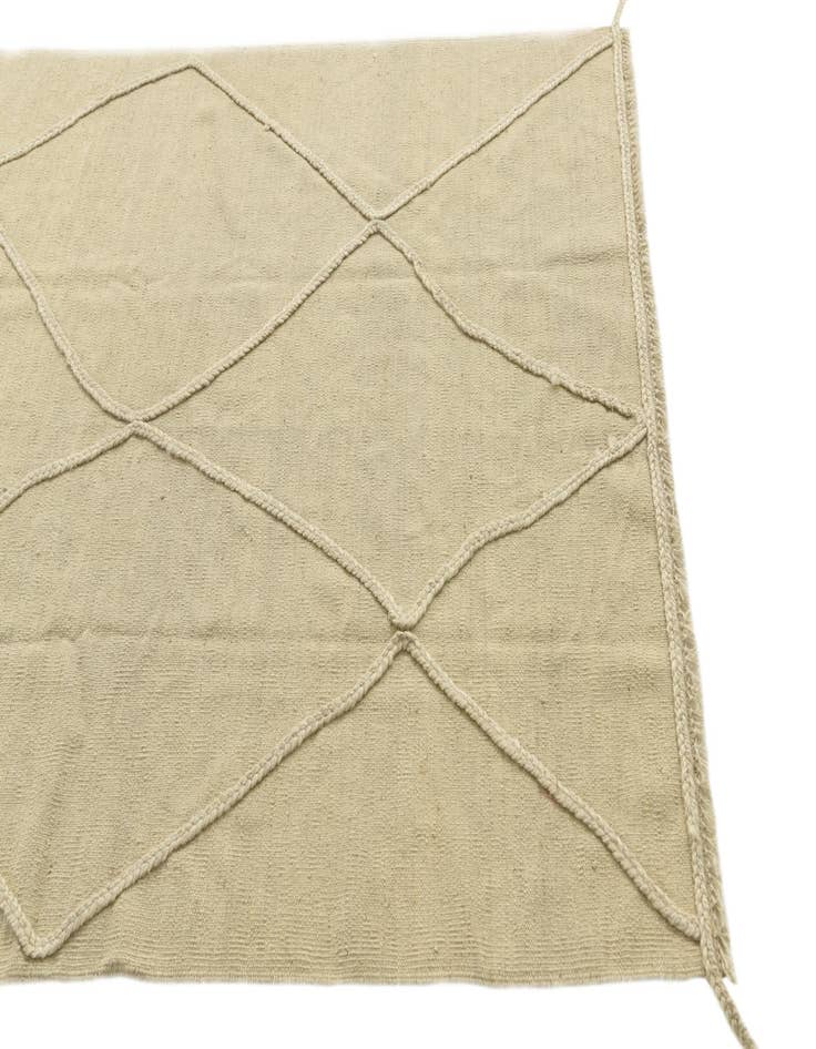 Detail image of  4' 3 x 6' 1  Hand Knotted Moroccan Wool Rug