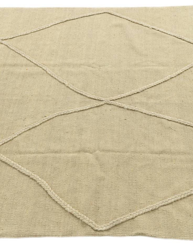 Detail image of  4' 3 x 6' 1  Hand Knotted Moroccan Wool Rug