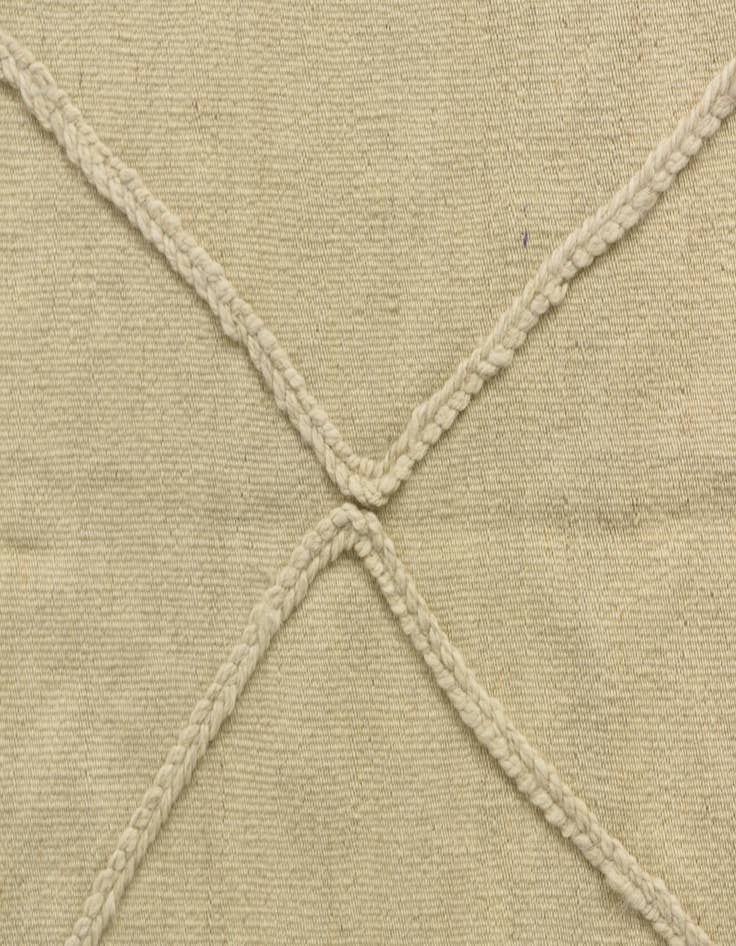 Detail image of  3' 7 x 5'  Hand Knotted Moroccan Wool Rug