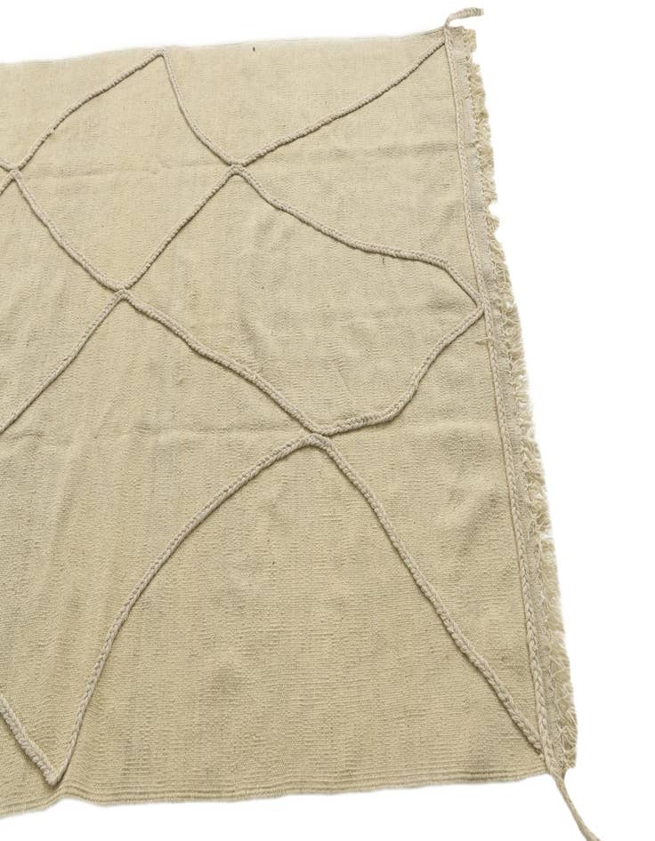 Detail image of  4' 4 x 6' 3  Hand Knotted Moroccan Wool Rug