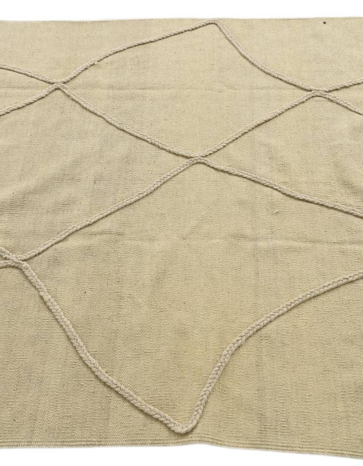 Detail image of  4' 4 x 6' 3  Hand Knotted Moroccan Wool Rug