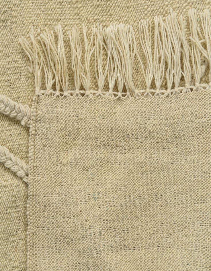 Detail image of  4' 3 x 6'  Hand Knotted Moroccan Wool Rug