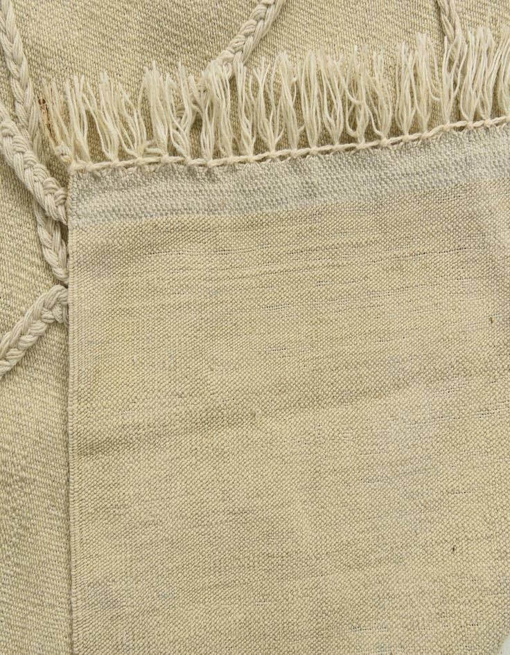 Detail image of  4' 2 x 6' 2  Hand Knotted Moroccan Wool Rug